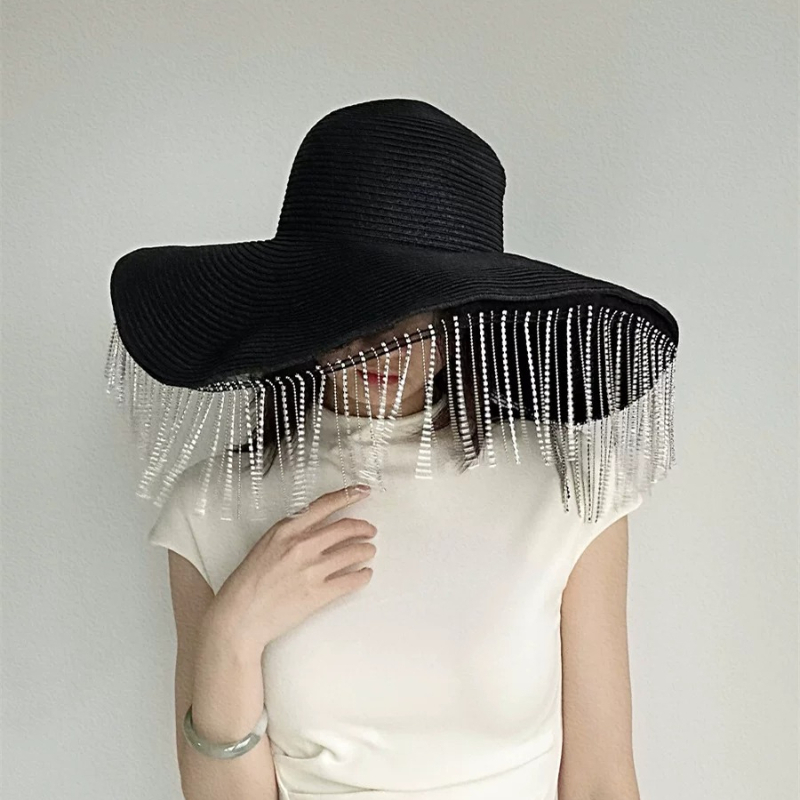 Rhinestone Tassel Oversized Br - огляд і ціна Women Fashion Photoshoot