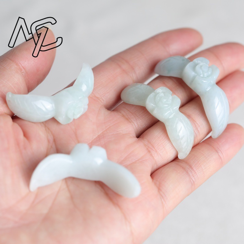 2PC Natural White Jadeite Jade - огляд і ціна Women'S Fashion Jewellery