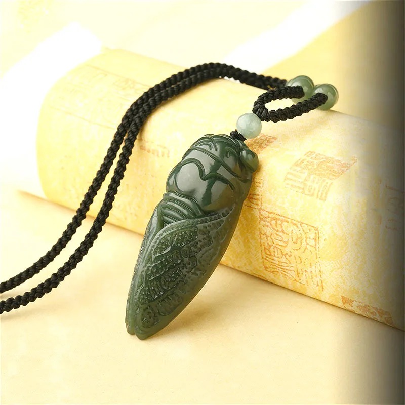 Natural Hetian Jade Cicada Pen - огляд і ціна Women'S Fashion Jewellery