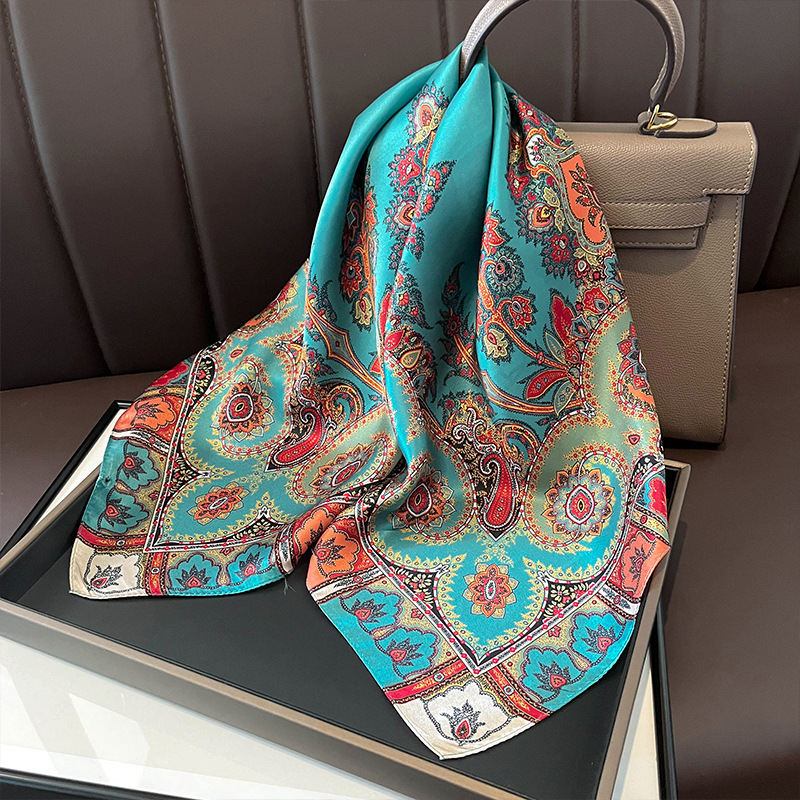 100% Real Silk Square Scarf Wo - огляд і ціна Women Fashion Necktie