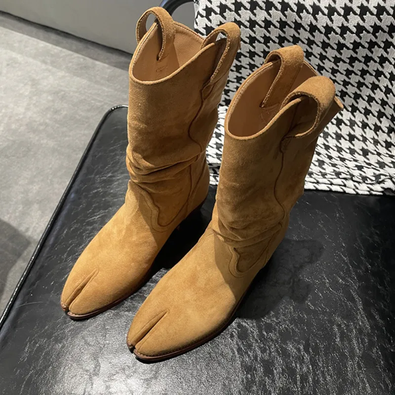 Fashion Vintage Boots Split To - огляд і ціна Women'S Fashion Korea