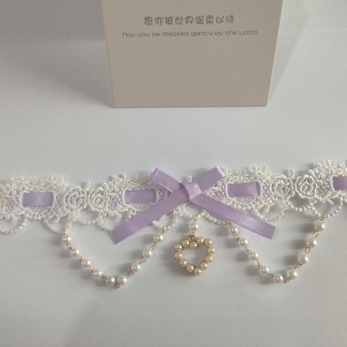Sweet Lolita Pearl Lace Neckla - огляд і ціна Women Fashion Photoshoot