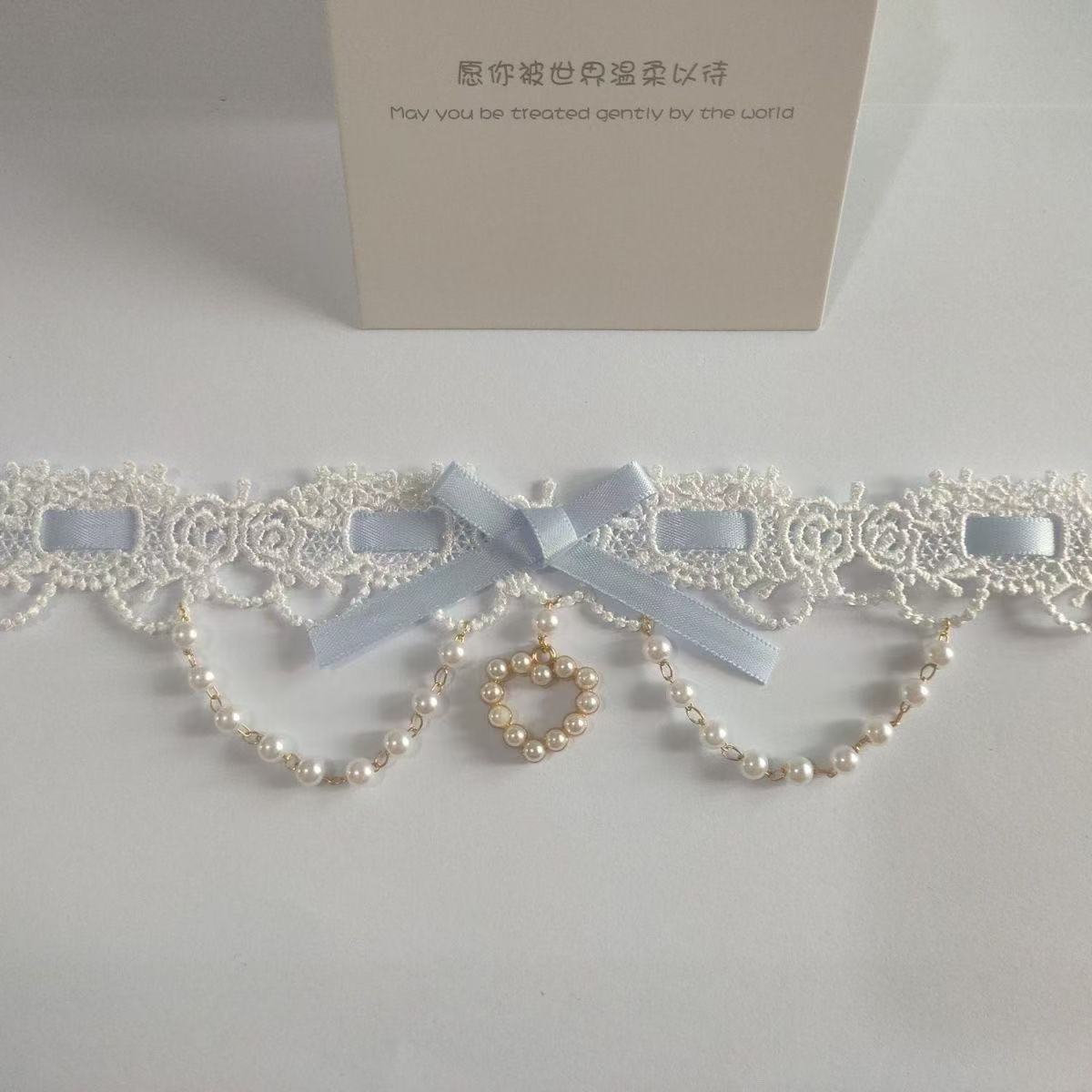 Sweet Lolita Pearl Lace Neckla - огляд і ціна Women Fashion Photoshoot