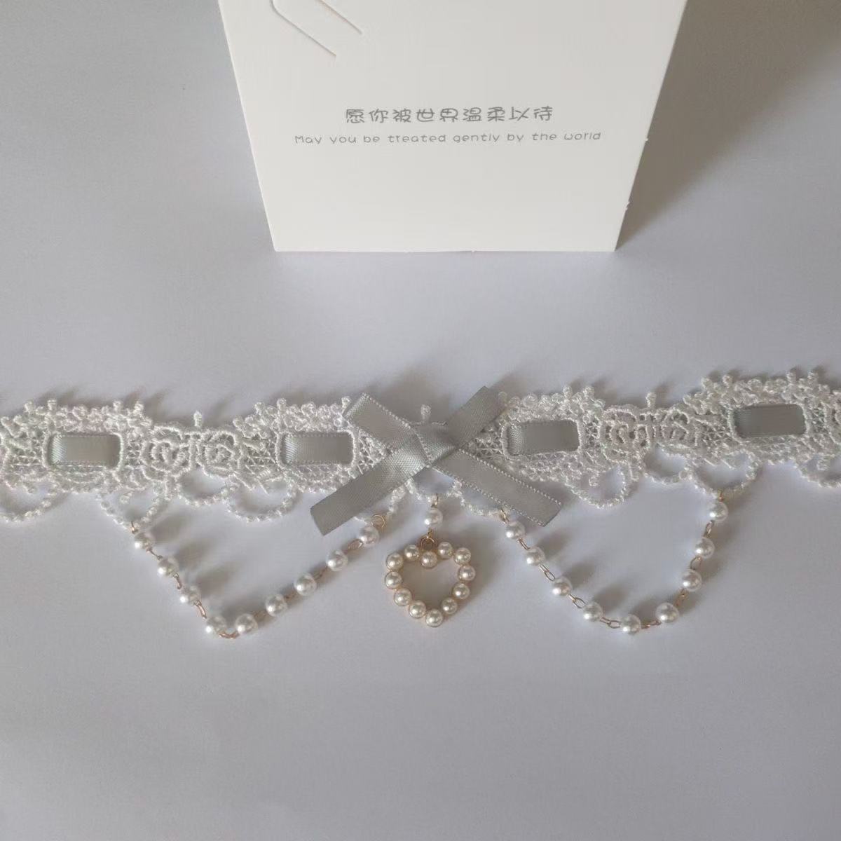 Sweet Lolita Pearl Lace Neckla - огляд і ціна Women Fashion Photoshoot