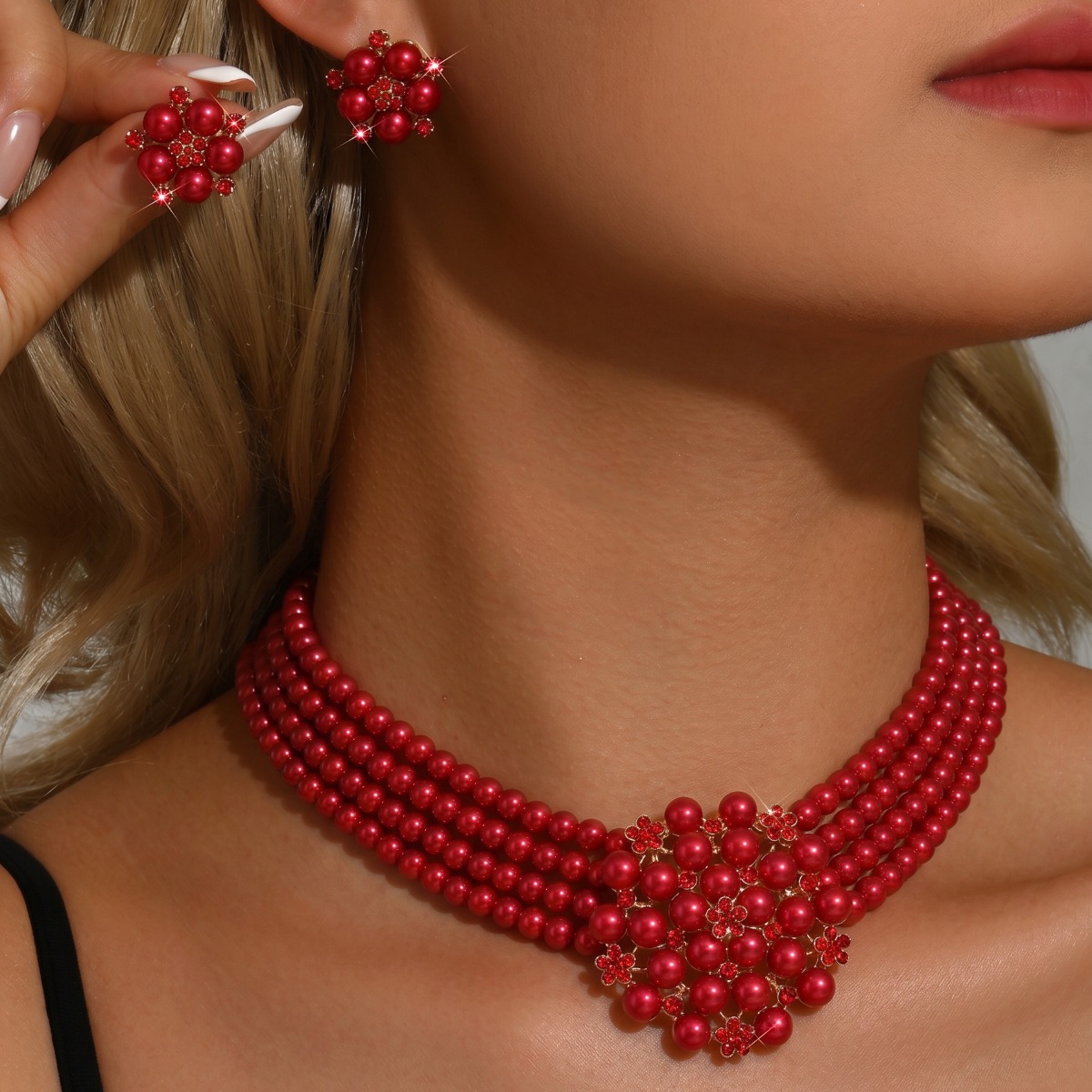 Women Multi‑Strand Pearl Flowe - огляд і ціна Women Fashion Photoshoot