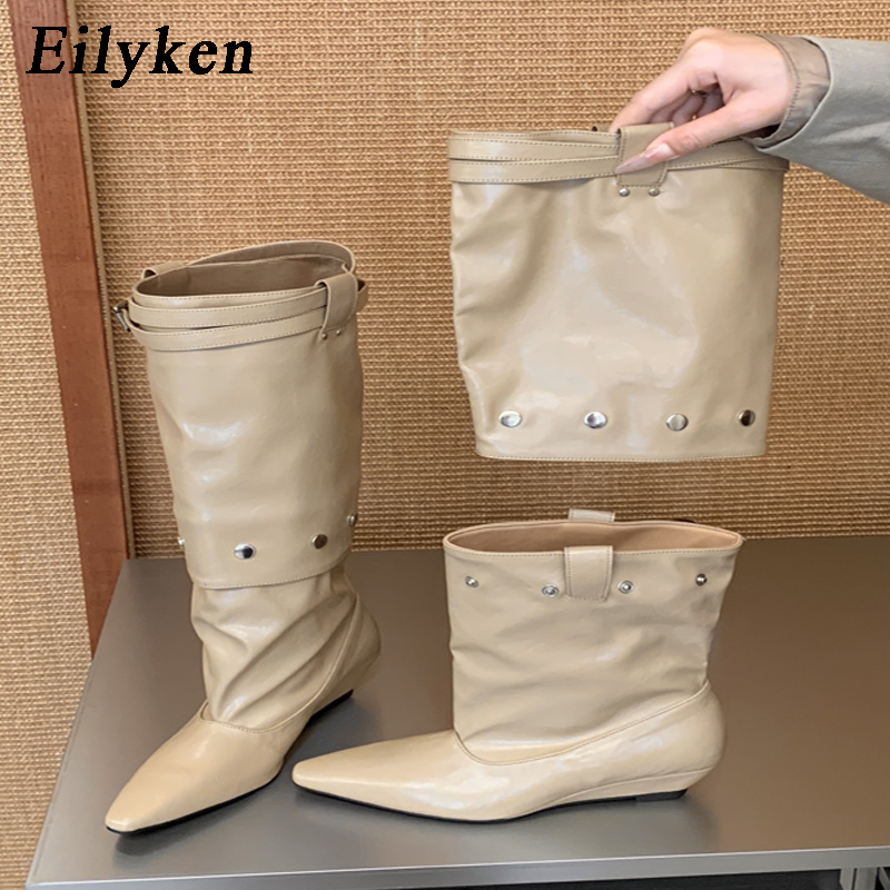 Eilyken New Fashion Pointed To - огляд і ціна Women'S Fashion Knee High Boots