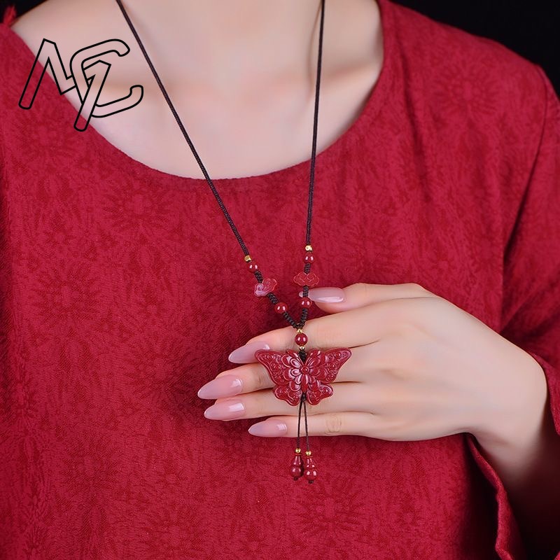 Fashion Red Cinnabar Jade Butt - огляд і ціна Women'S Fashion Jewellery