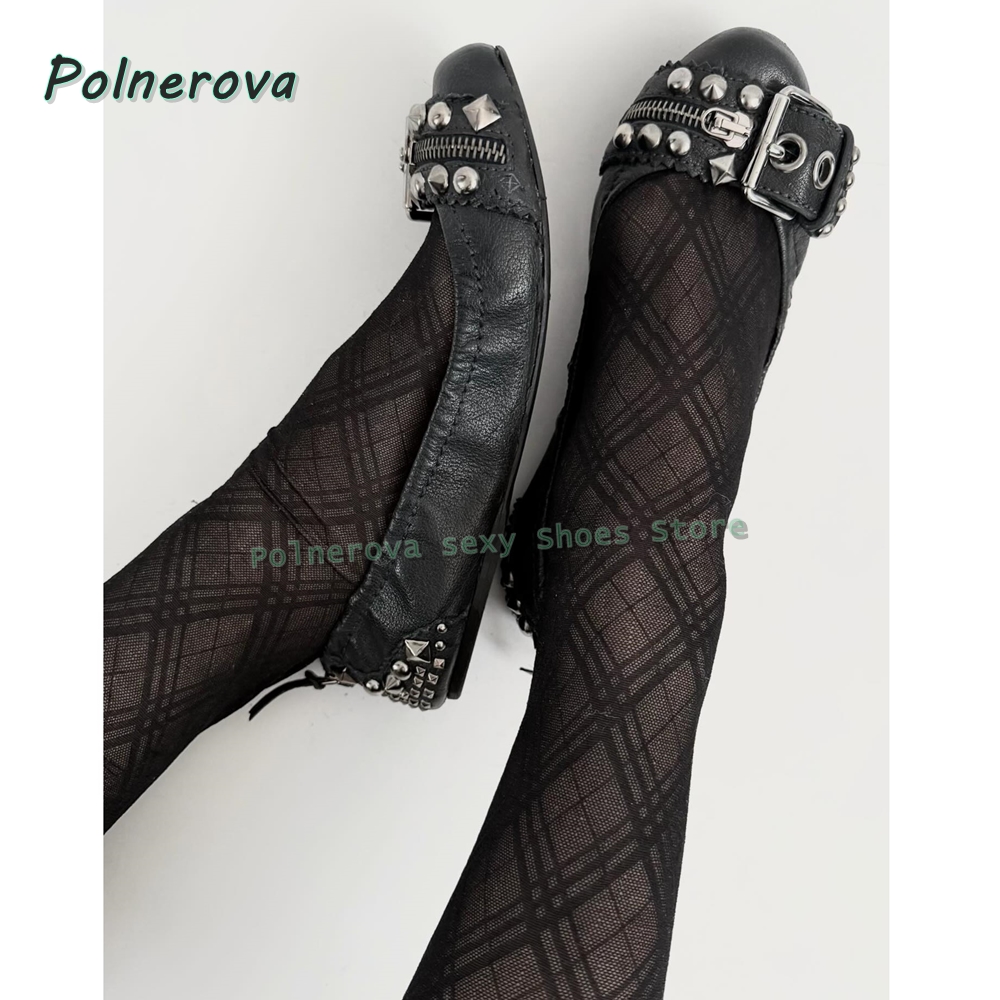 Rivet Belt Buckle Mary Jane Sh - огляд і ціна Women'S Fashion Shoes