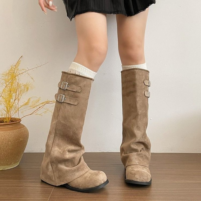 Y2K Korean Style Retro Knee‑hi - огляд і ціна Women'S Fashion Knee High Boots