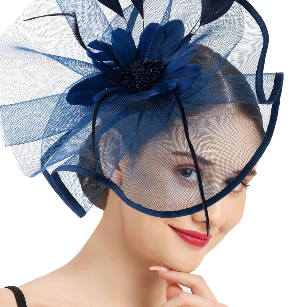 Fashion Mesh Feather Hair Acce - огляд і ціна Women'S Fashion Kentucky Derby