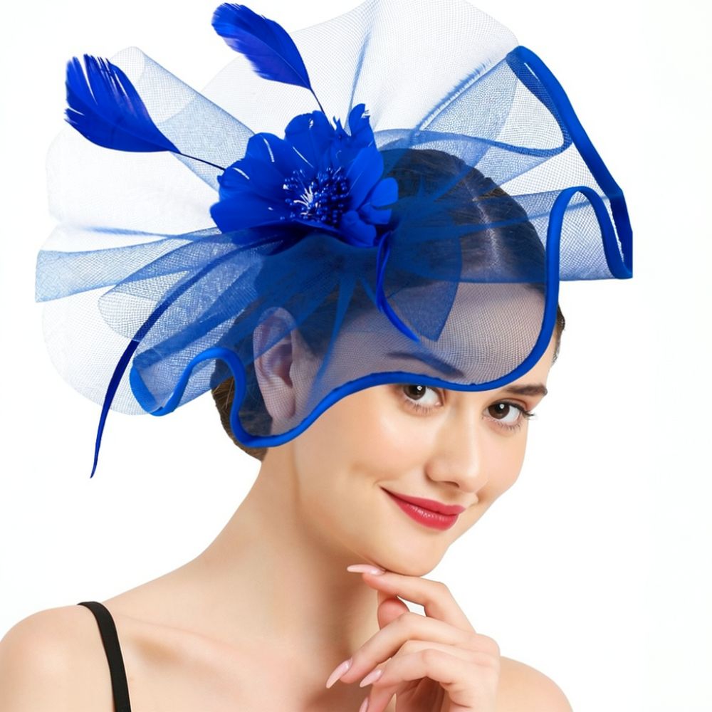 Fashion Mesh Feather Hair Acce - огляд і ціна Women'S Fashion Kentucky Derby