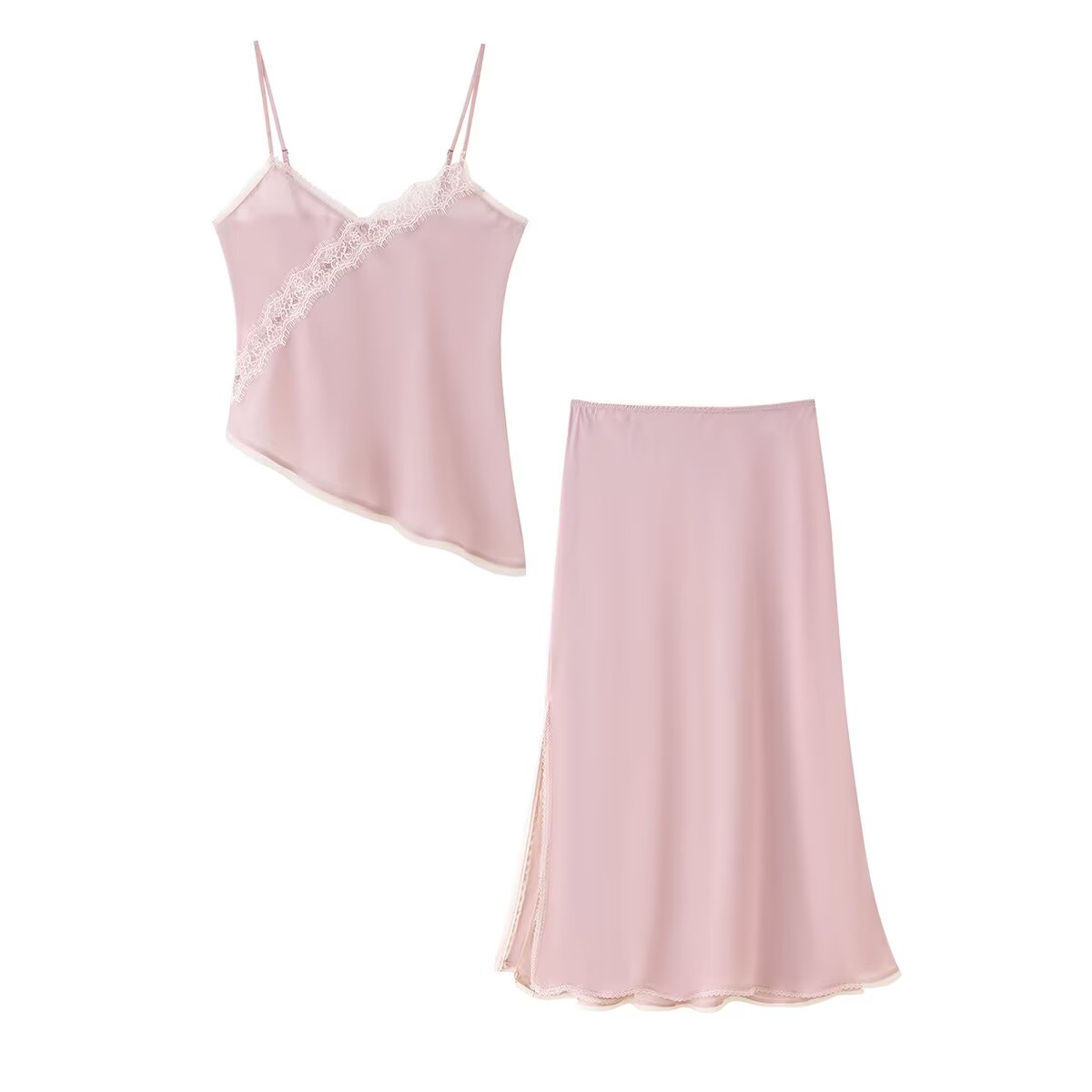 Tidalyf 2025 Women Pink Cami T - огляд і ціна Lace Trim Cami